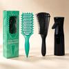 3pcs Hairstyle Comb Set, Spray Bottle, Hollow Ventilation Comb, Scalp Massage Comb, Used for Smooth Modeling and Combing,