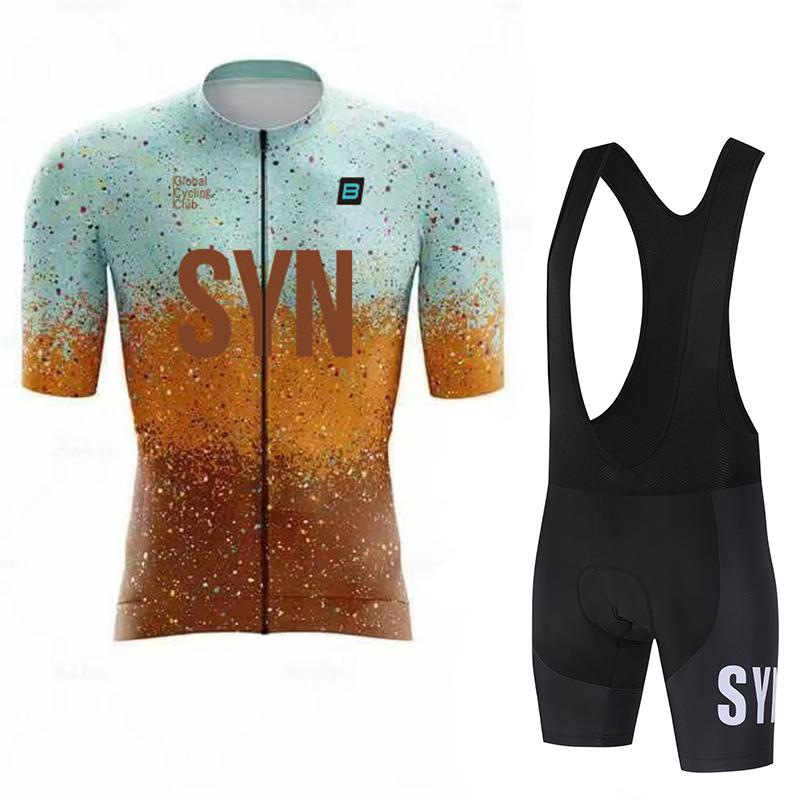 

New Suit Set Men s Cycling Jersey Short Sleeved Breathable Outdoor Cycling Bib Quick Drying Sports Shirt 2026 Summer Breathable Cycling Suit XS