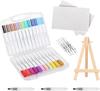 Texture Painting Kit,Kids Painting 3D Drawing Paper Set,Creative Crafts Supplies,Materials, Colourful Sheets, 50 Pieces, for Girls, Boys, Children Art