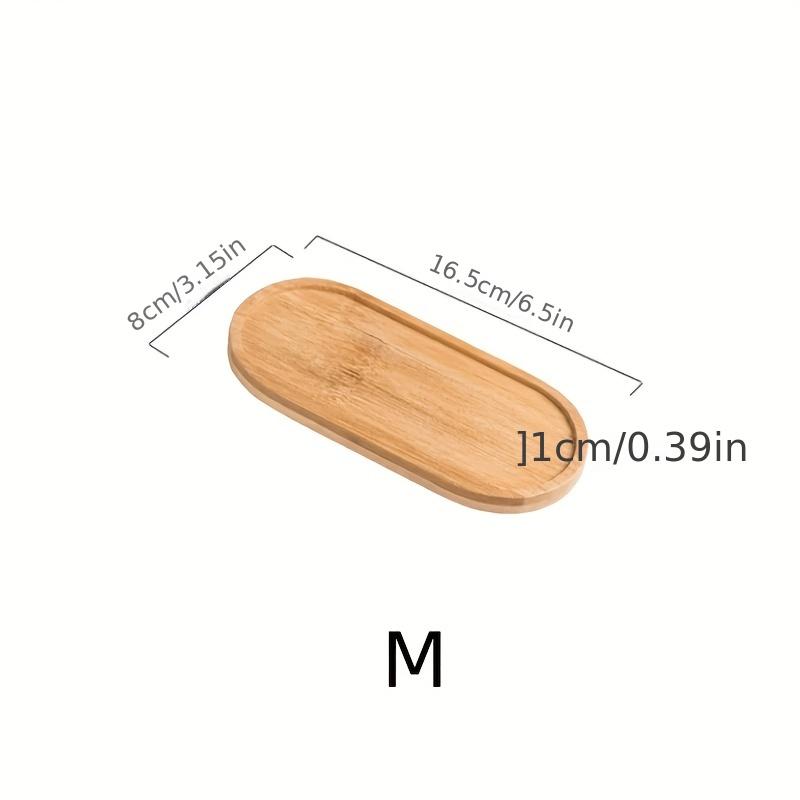 Wooden Pallet Rectangular Base Water Tray Basin Support Round Small Chassis Basin Pad Waterproof Bamboo Tray