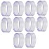 10Pcs Baseball Stands Plastic Round Display Stand Clear Rings Plastic Display Holders Sphere Stand for Baseball Tennis