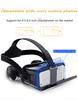 3D VR Glasses Virtual Reality Glasses for 4.5- 6inch Smart Phone iPhone Android Games Stereo with Controller