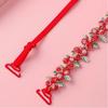 Elastic Floral Bra Straps Removable Lingerie Strap Belt Soft Shoulder Straps  Wedding Party Dress