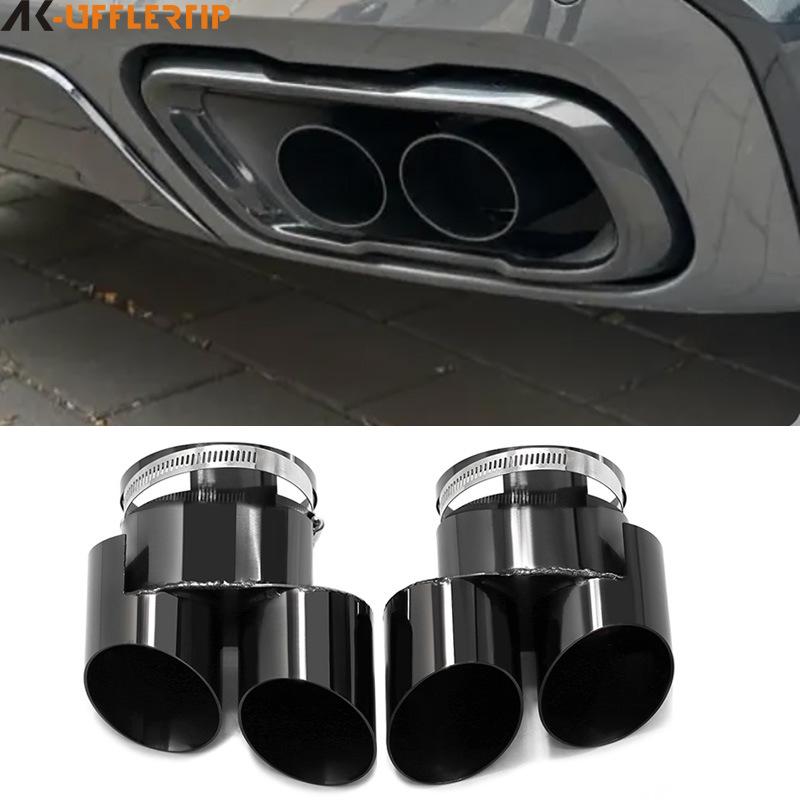 Original Add-on Muffler Tailpipe for BMW X5, X6, X7 G05, G06, G7 - Easy Non-destructive Installation