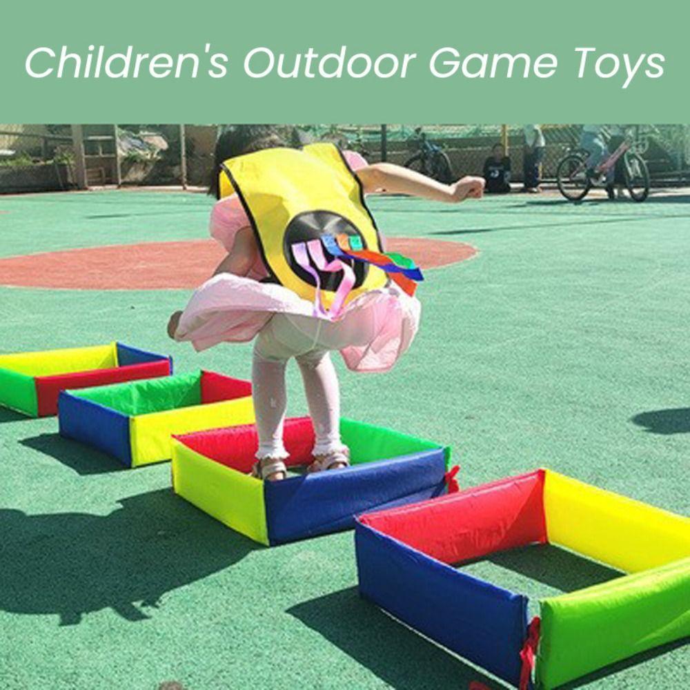 Drill Hole Jumping Lattice Hole Folding Physical Training Props Hopscotch Hole  Children Outdoor