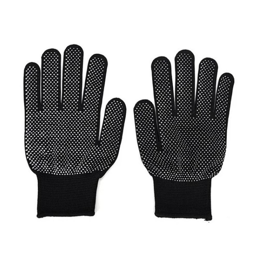 Guanti Professionali Resistenti al Calore Antiscivolo per Piastra Arricciacapelli Guanti per Acconciatura Capelli Uso Professionale