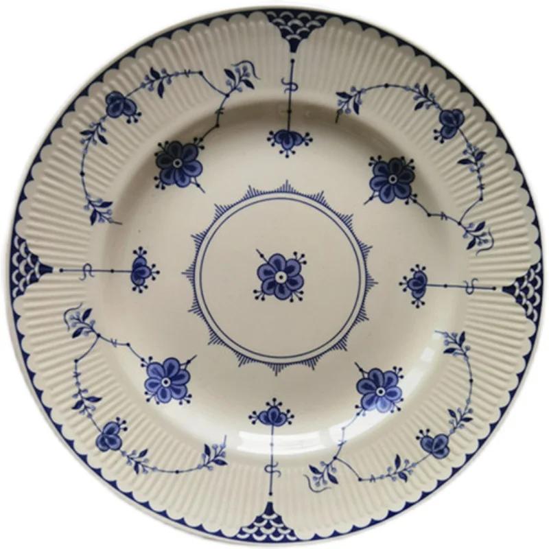 Tangcao series European style large and small plates, bowls, coffee cups and plates