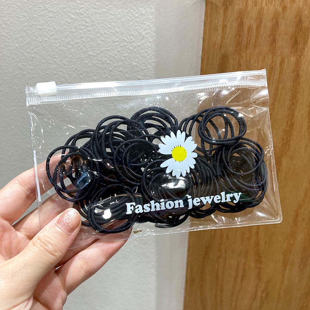 Kinderhaargummis - 300 farbige Haargummis für Babys und Kinder, bunte Haaraccessoires für Mädchen, Geschenkset mit Haargummis mit großer Kapazität, dünn