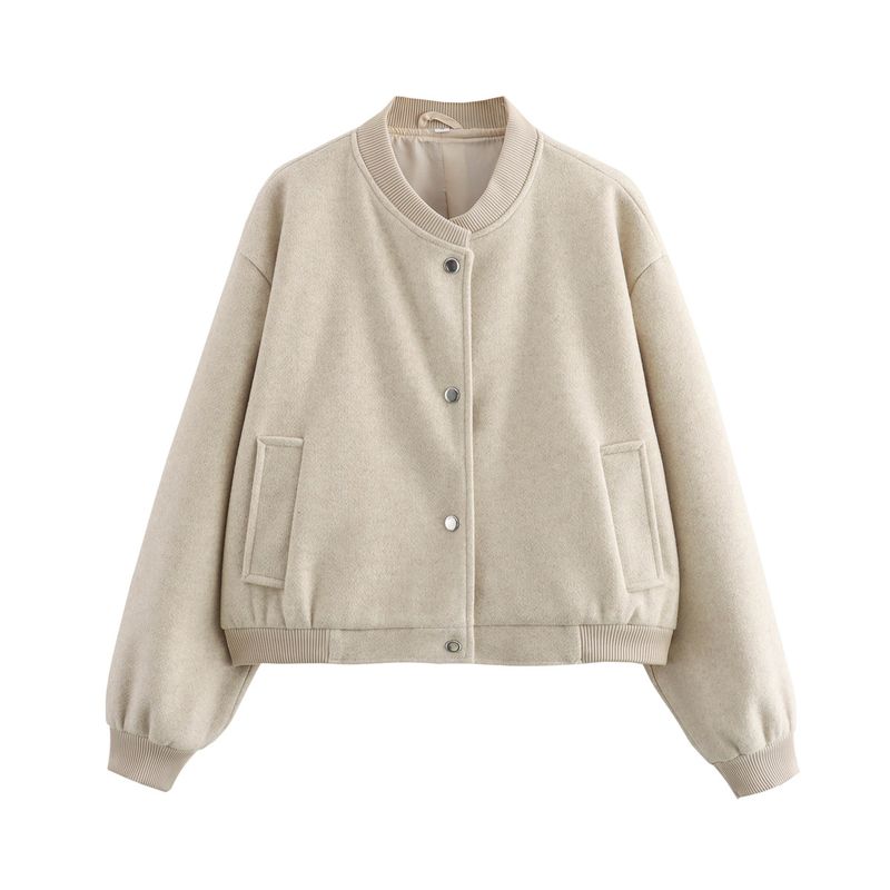 Kaslead New Arrival Women's Clothing Fashion Style Fashion Casual Easiest for Match 5 Colors Soft Woolen Jacket Outwear