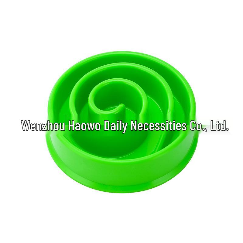 Pet Slow Feeder Anti-Choking Bowl for Cats & Dogs - Plastic Feeding Utensil