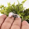 Rose Chalcedony Gemstone Jewelry, 925 Sterling Silver Ring Jewelry, Handmade Gorgeous Ring Gift For Women