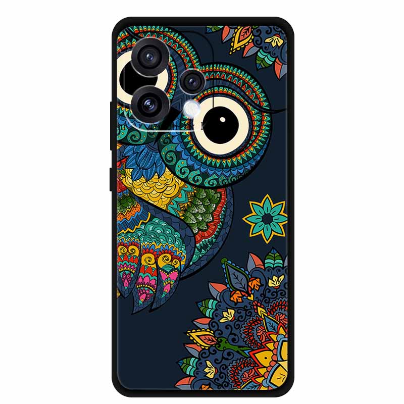 

Для Oppo Reno 15 15c Чохол Свіжа Квітка М який Силікон ТПУ Чохли для Телефону для Reno15 Reno15C Ударостійкий Крутий Вовк Тварини Захисний For Reno 15 Global