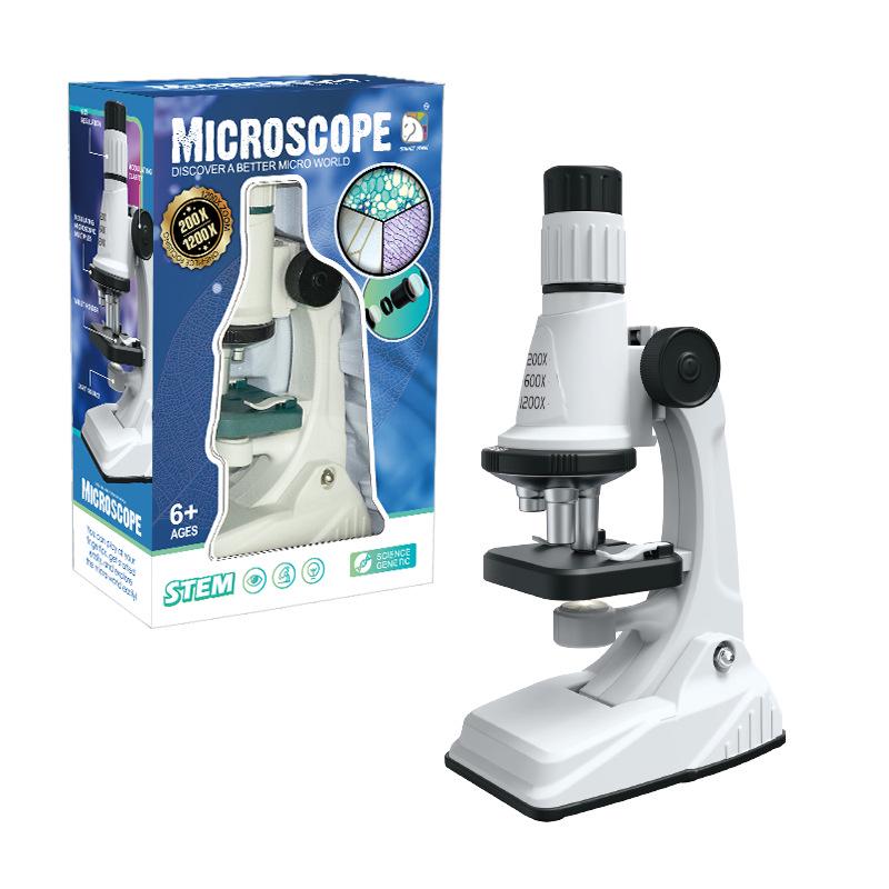 Xueyouma 1200X Children's Optical Microscope Science Experiment Set