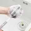Cleaning Brush Retractable Handle Adjustable Length Soy Milk Machines High-Density Sponge Brush Multifunctional Cup Brush