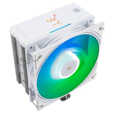 Thermalright Assassin X 120 R Digital ARGB White CPU Air 2000RPM 4 Heat 12cm Quiet PWM Fan CPU Cooler with Digital Screen Top Intel for PC Cooling