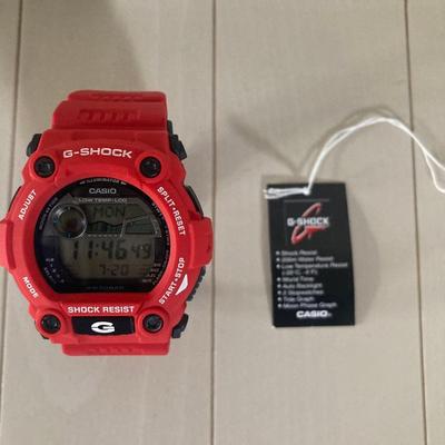 Used CASIO G-SHOCK G-LIDE Watch Red