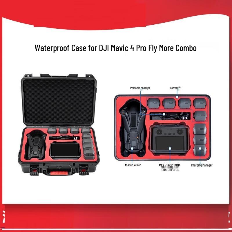 DJI Mavic 4 Pro Fly More Combo Custodia Rigida Impermeabile