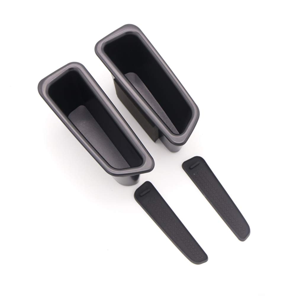 Front Door Storage Box with Plastic Covers for Rims with Volvo V60 and Volvo S60 Two-Piece Box/Trinket (Compatible (1st Generation) 2011-2017 (2nd