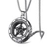 Tire Titanium Steel Necklace Trendy Men's Versatile Simple Spring/summer Date Pendant Couple Accessories