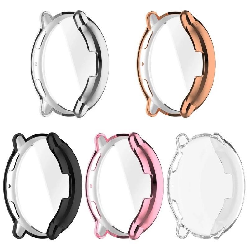 Silikonarmband mit TPU-Hülle für Amazfit Active 2 Sport Atmungsaktiv Ersatz Uhrenarmband