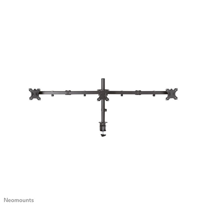 Support D'écran Plat - NEWSTAR - FPMA-D550D3BLACK - Noir - 3 Écrans - VESA 75x75