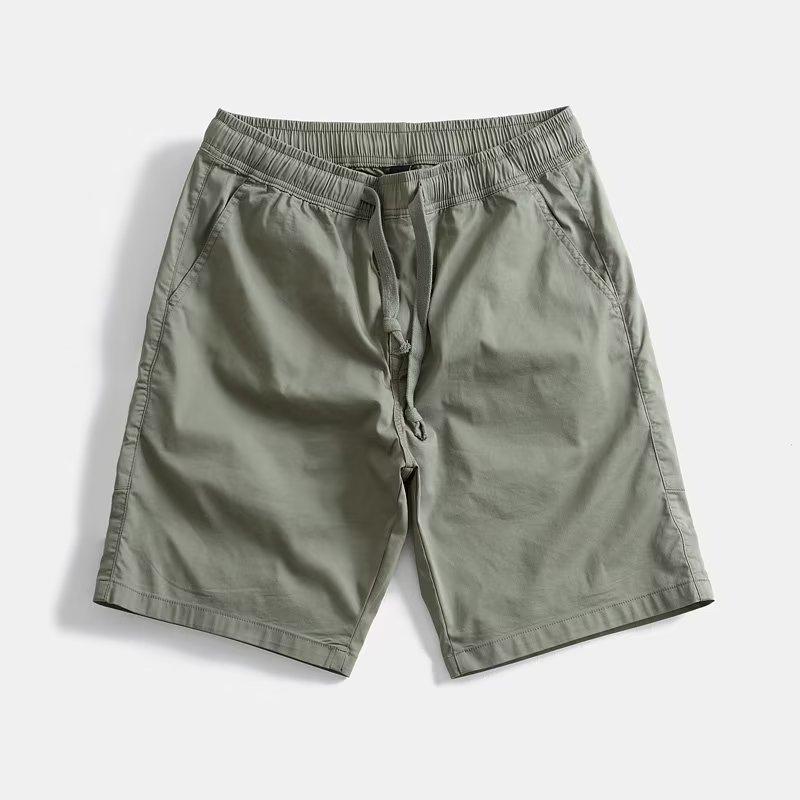 

Мужские шорты, свободные прямые брюки-карго, повседневные брюки, модные мужские модные универсальные модные брюки L зелёный