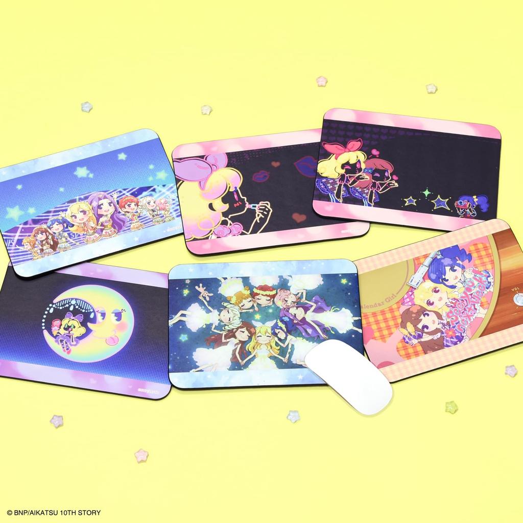 Gourmandies Aikatsu! Collectible Mouse Pad Calendar Girl BAK-04A