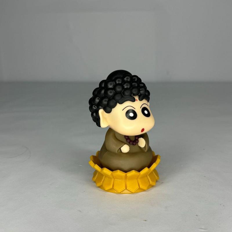 Jigong Xiaoxin, Buddha Xiaoxin, Crayon Xiaoxin COS Jigong Figure, Car Center Console Decorative Chassis Ornament