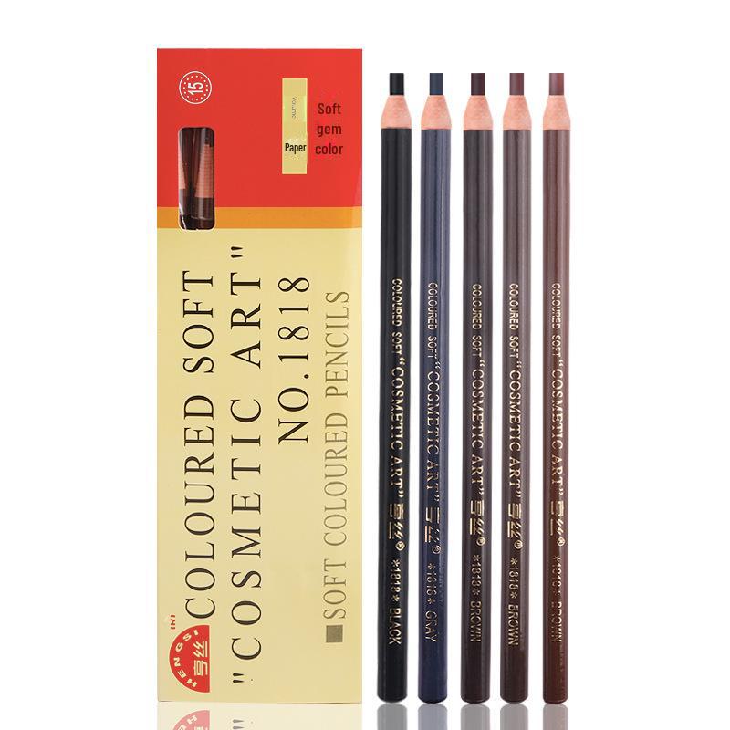 Hens 1818 Waterproof & Sweat-Proof Eyebrow Pencil with Tear-Off Powder