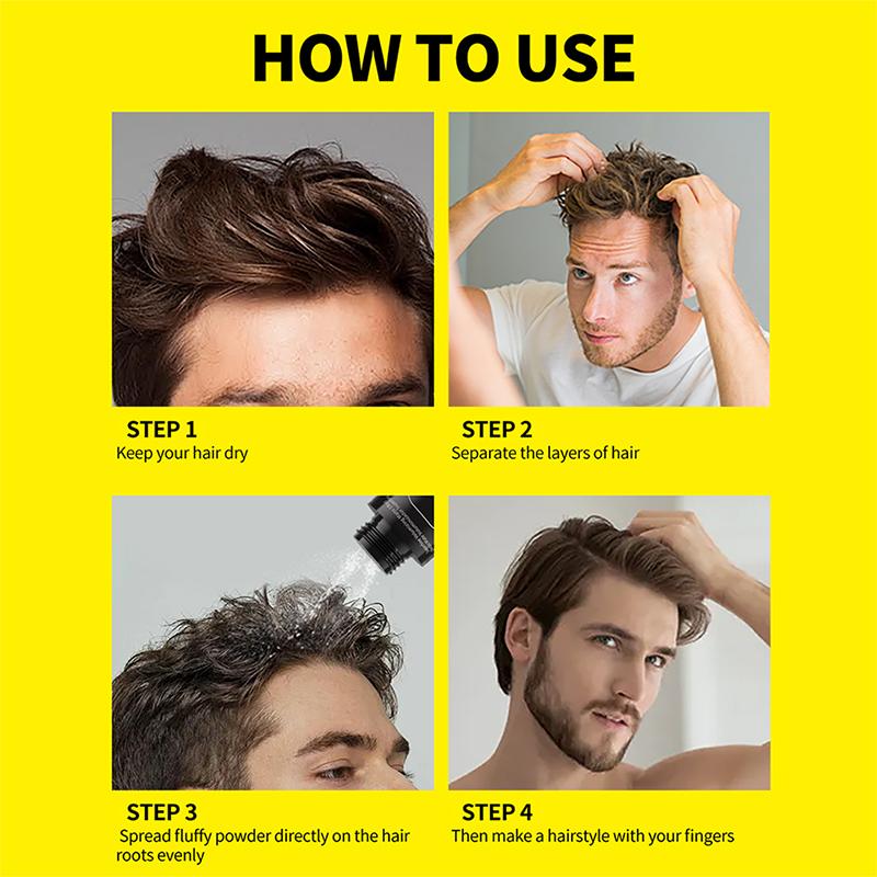 Hair Fluffy Powder Haircut Design Increase Hair Volume Frizz Fixed Lasting Model Refreshing Men And Women Hair Styling Powder