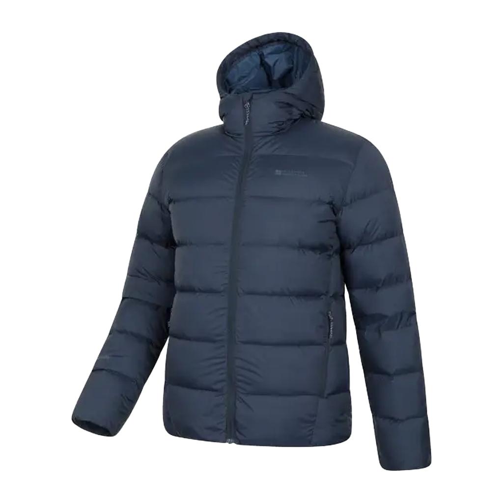 Mountain Warehouse Men's Stratus Down Packable Hooded Jacket