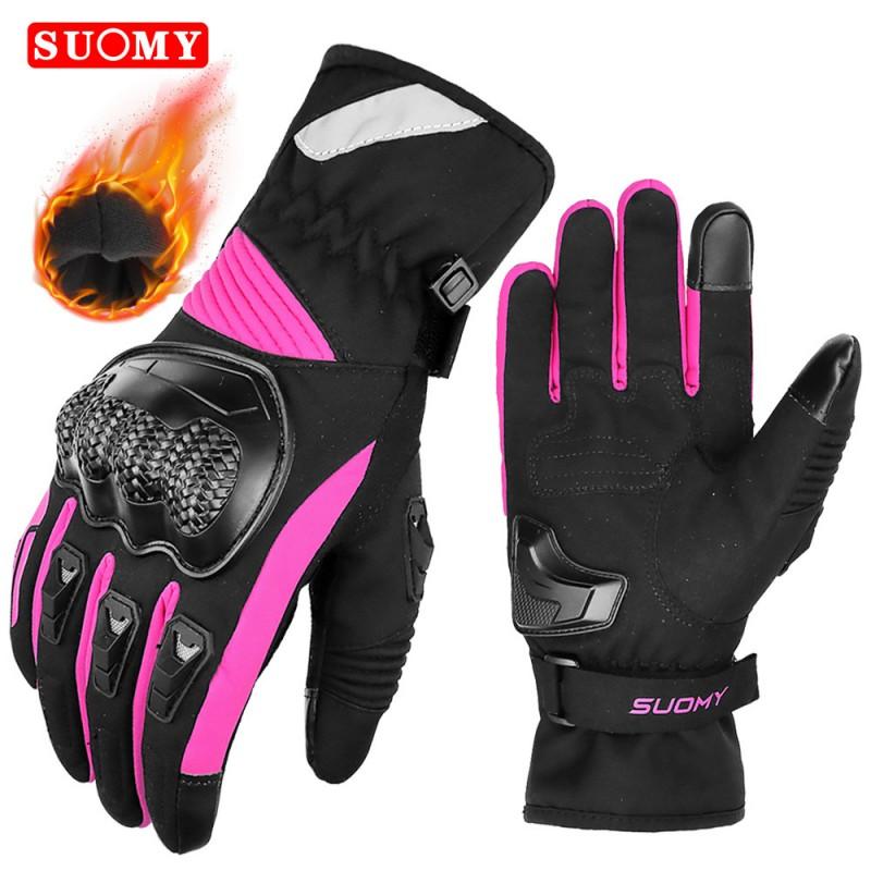 Windproof Waterproof Motorcycle Gloves Winter Riding Skiing Outdoor Use Warm Thick Insulated Unisex