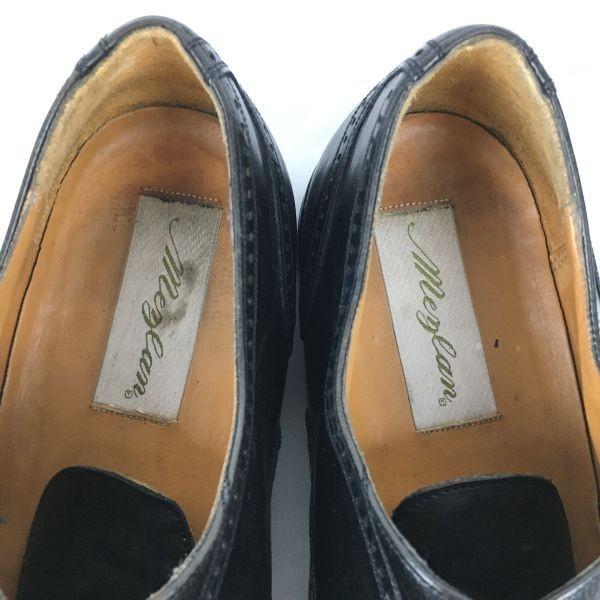 Made In Spain Vintage Mezlan Cap Toe Business Shoes Black Size 9.5M 27.027.5(USED)