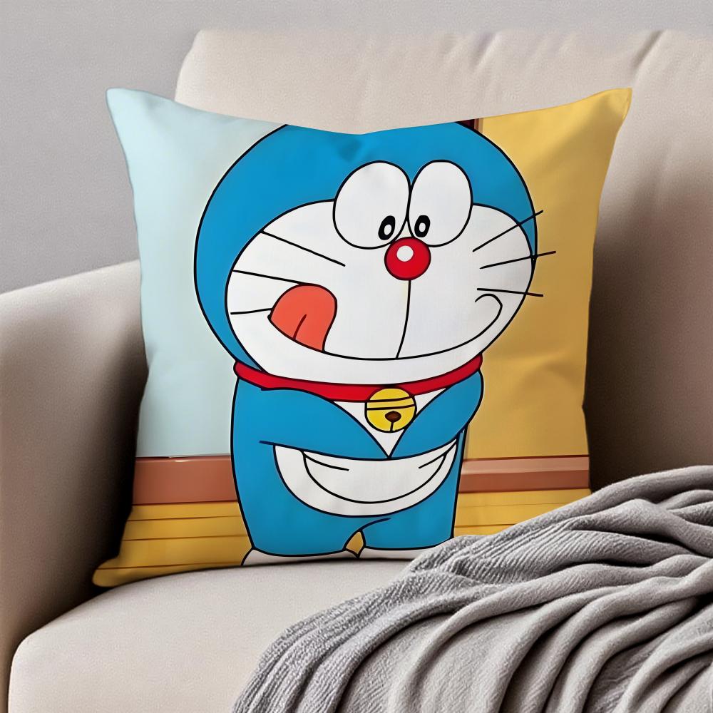 CUTE CCrayon SShinchan Cushion Cover Pillowcase Antidustmite Invisible Zipper Short Plush Sofa Cushion