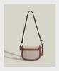 2025 Retro Contrast Color Woven Crossbody Saddle Bag - Versatile One-Shoulder Underarm Bag for Women