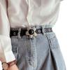 Women's Belts for Women Without Punching Jeans Belts Ins Style Punk Personality Fashion Decoration Student Thin Belt