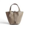 Leder-Togo-Tasche aus hochwertigem Rindsleder, neuwertiger Gemüsekorb, Damen-Beuteltasche, elegante Damen-Pendlertasche