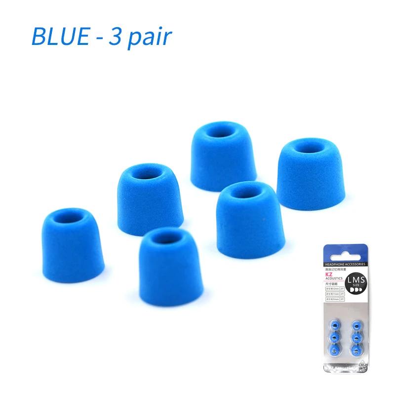 KZ Foam Tips Memory Sponge Sleeve Earphone Type Headphones To Enhance Bass Memory Earplugs for KZ ZAX ZSX ED9PRO ZS10PRO