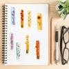 50PCS Plants Stickers Long Strip Creative Plant Floral Sticker Cute Mixed Plant Waterproof Vinyl Decals for Scrapbook Laptop