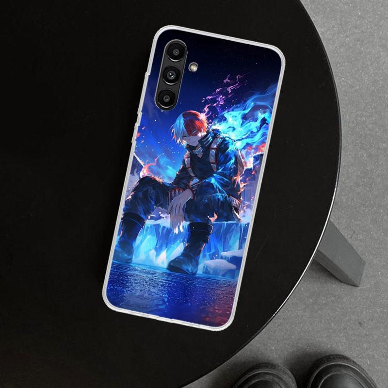 Todoroki Shoto MHA My Hero Phone Case Cover for Samsung Galaxy A17 A16 A26 A36 A56 A57 A37 A15 A25 A35 A55 A14 A24 A34 A54 A13 A