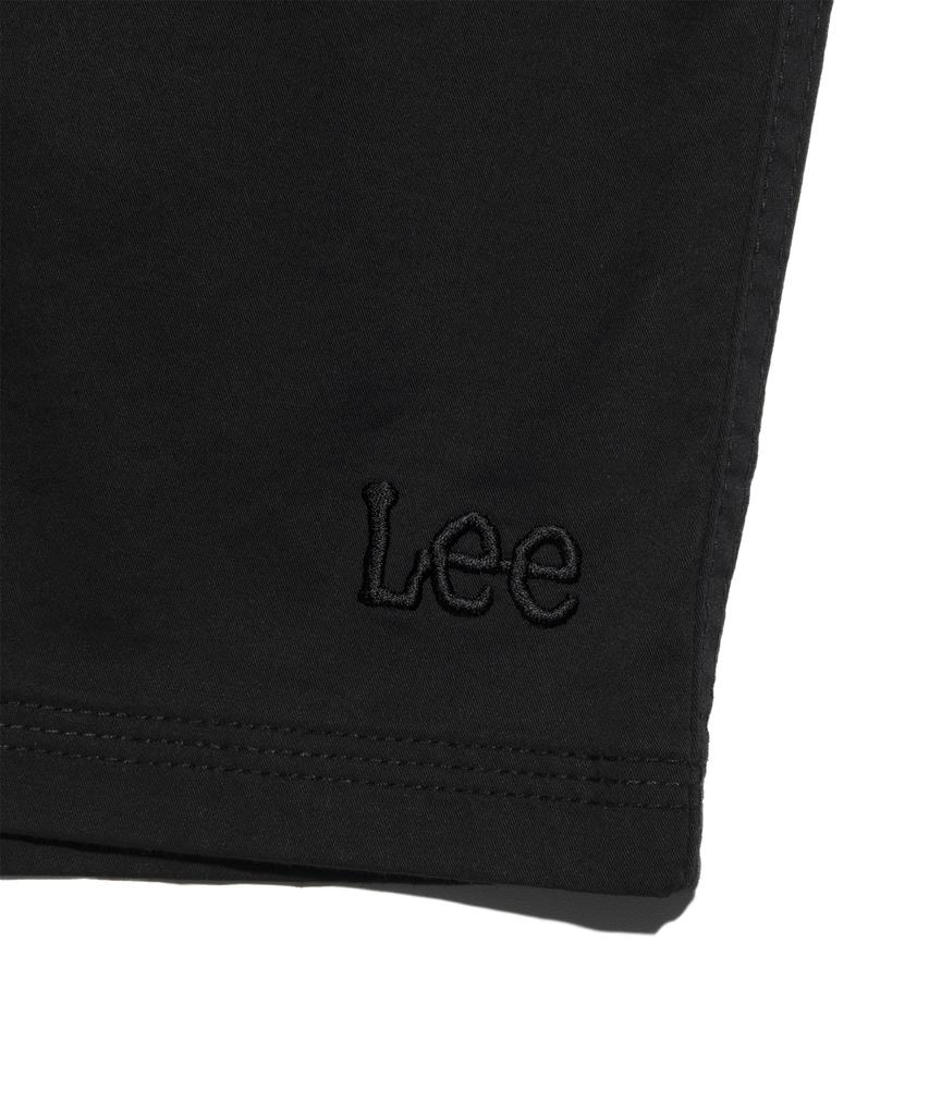 LEE Cotton Elastic Waist Shorts Black