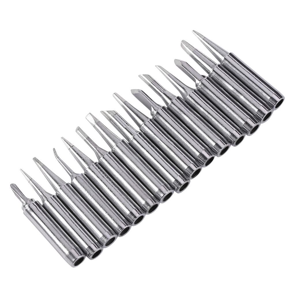 15 Pcs   Free Solder Tip Set Iron Tips 900M T for 936, 937, 938, 969 Soldering Station