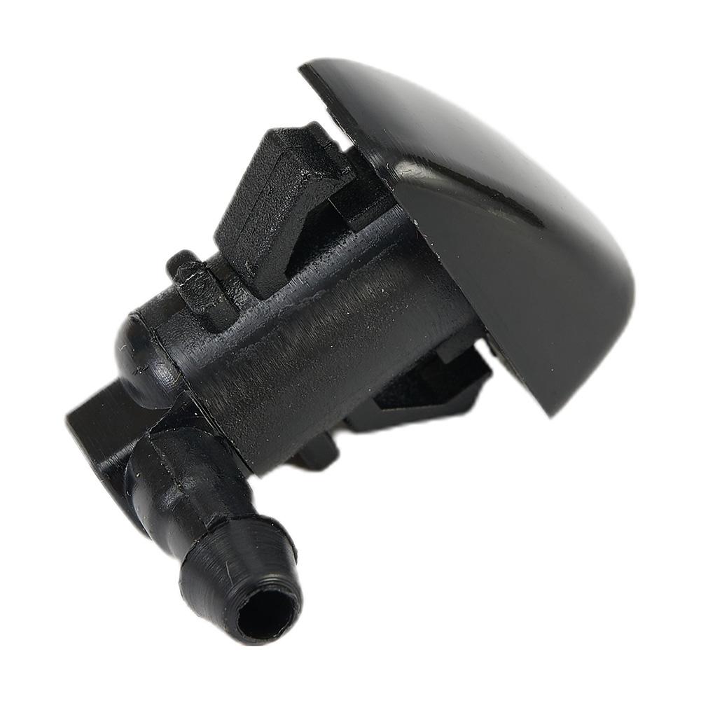 Water Jet Nozzle Washer Nozzle Car 2pcs 95226510 ABS Plastic Black