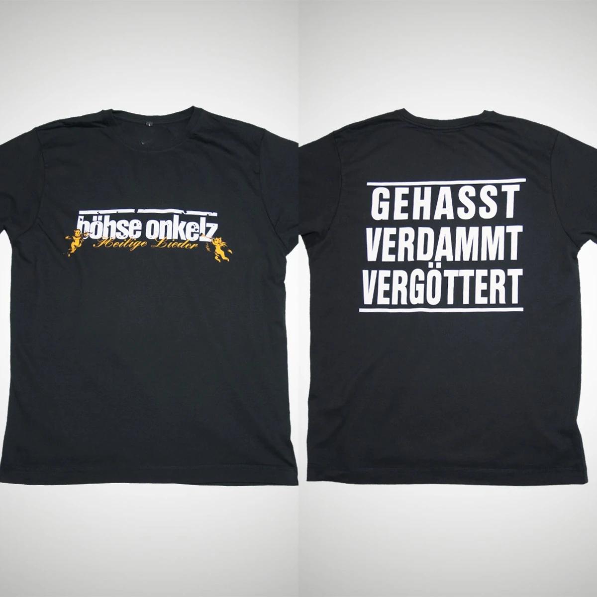 

German Heavy Metals Böhse Onkelz Tshirt World Tourt Merch Short Sleeve Men Women Oversized Y2K Tee Cotton High Quality Clothing 4XL