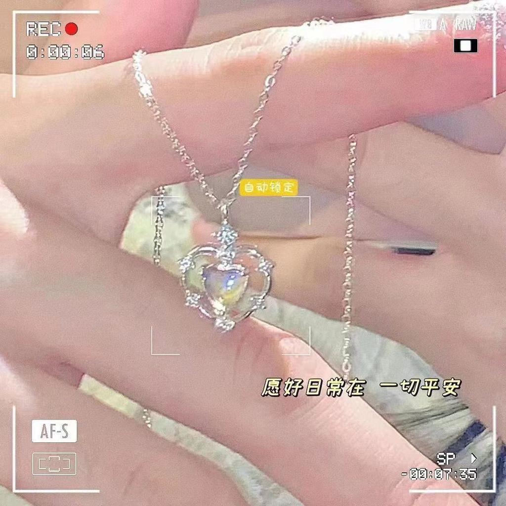 Temperament The Same Pearl Necklace Silver Light Luxury High-end Girls Design Birthday Gift Collarbone Accessories