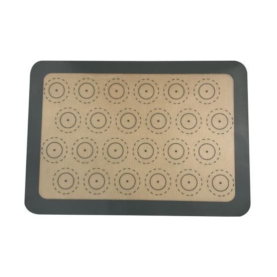 Baking Mat Non-stick Silicone Baking Mat with 30 Rings 0.75mm Thick Heat Resistant Oven Mat Cookie Kitchen Mat