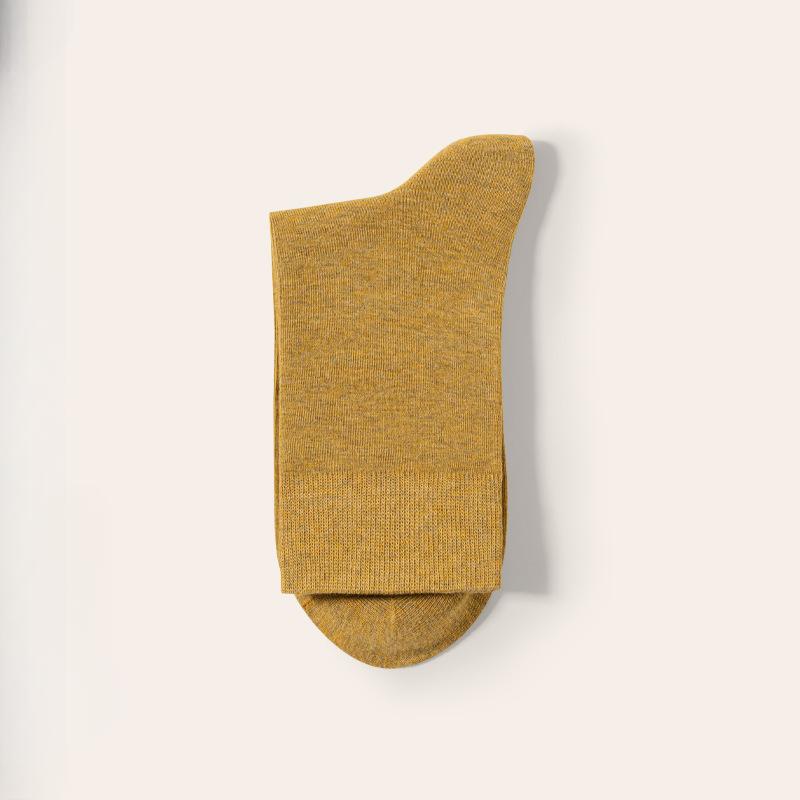 

Мужские теплые хлопковые дезодорирующие носки-трубы из плетеного хлопка на осень и зиму 1 pair жёлтый