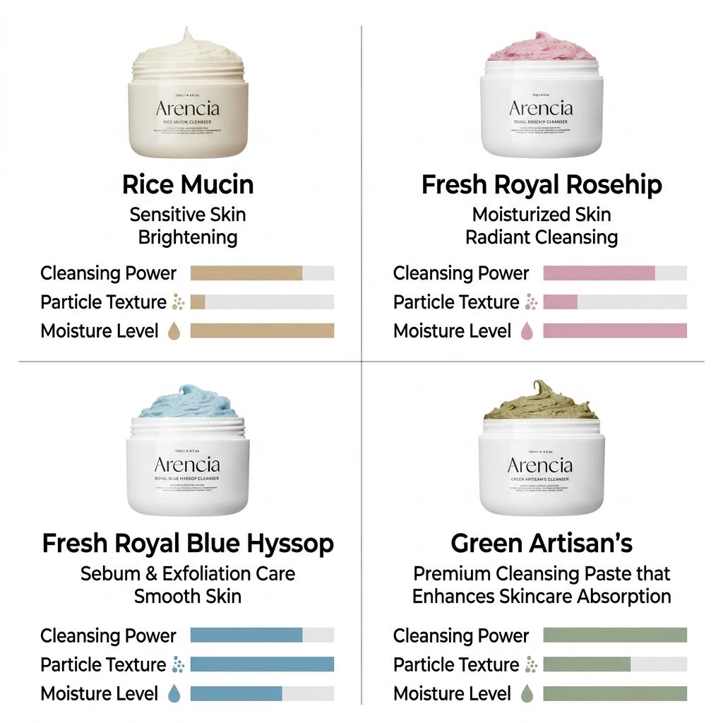 arencia Fresh Royal Rosehip Mochi Soap Cleanser 120ml (+Free Gift)
