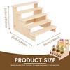 3/4/5 Tiers Wooden Display Stand Riser Perfume Organizer Doll Figure Toy Showcase Dispaly Ladder Shelf Makeup Spice Rack