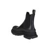 (WMNS) Alexander McQueen Chelsea Tread Ankle Boot 'Black' Women's 635714WHZ611081